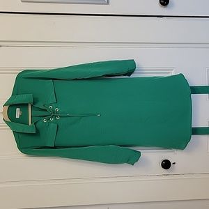 Nautical green spring/summer dress